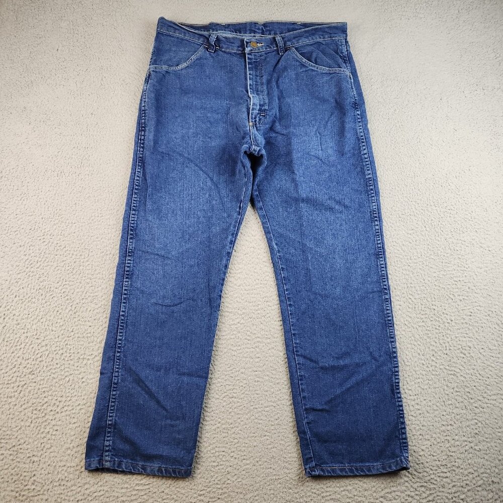Wrangler Regular Fit Jeans‎ Men's Size 36x29 Denim Straight Leg Classic Pants